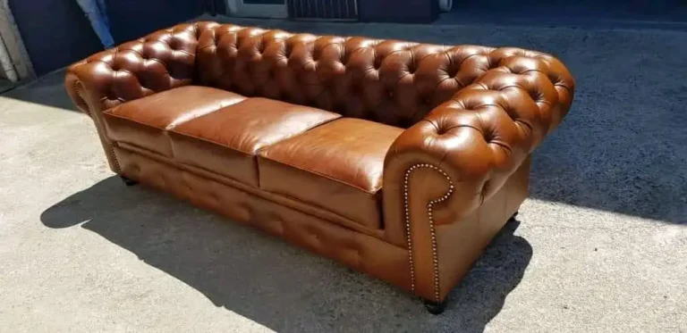 3 seater genuine leather sofa made in Cape Town