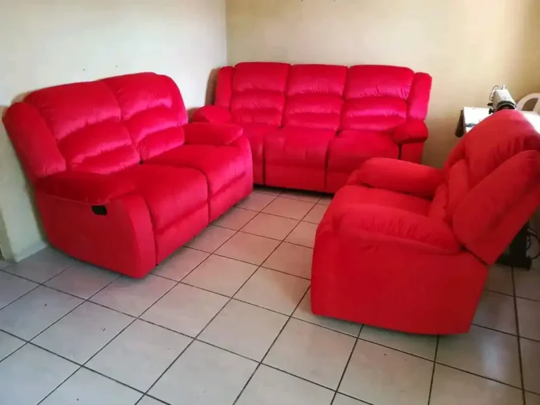Custom colour upholstered couch made in Cape Town