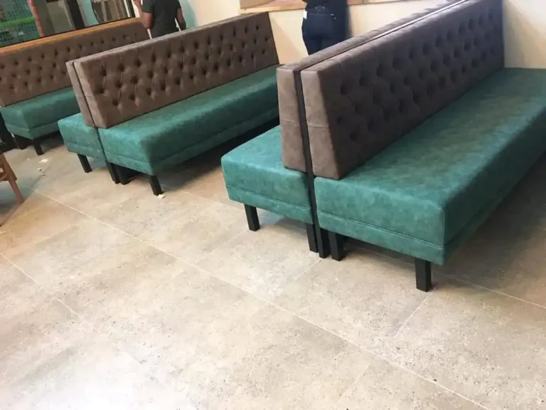 Custom restaurant bench seating made in Cape Town